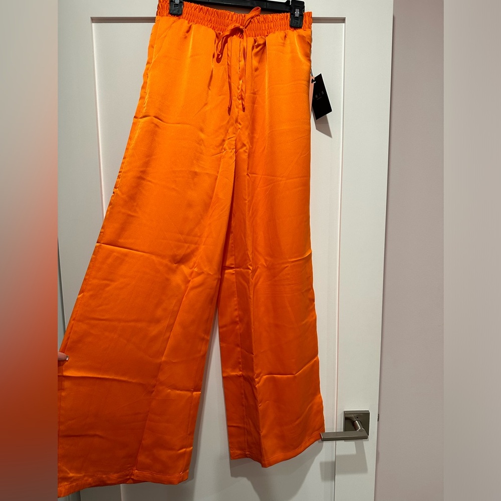 Silk trousers